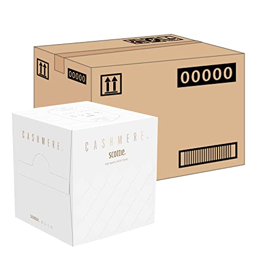 ティッシュ 160枚(80組) 12箱 スコッティ カシミヤ キューブ (ケース品)