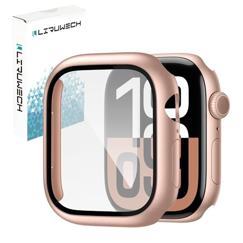 LIRUWECH for Apple Watch 10ケース 42mm アップルウォッチ10保護カバー ガラスフィルム 一体型 アップルウォッチ シリーズ10対応 PC素材 耐衝撃 タッチ感良好 衝撃吸収 防塵 Apple Watch 10アクセサリー Ap LIRUWECH for Apple Watch 10ケース 42mm アップルウォッチ10保護カバー ガラスフィルム 一体型 アップルウォッチ シリーズ10対応 PC素材 耐衝撃 タッチ感良好 衝撃吸収 防塵 Apple Watch 10アクセサリー Ap