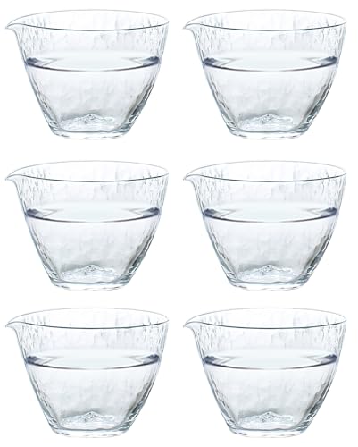 東洋佐々木ガラス 酒器 徳利 片口 270ml 6個セット 日本製 片口ボウル ピッチャー 水差し デカンタ N63..