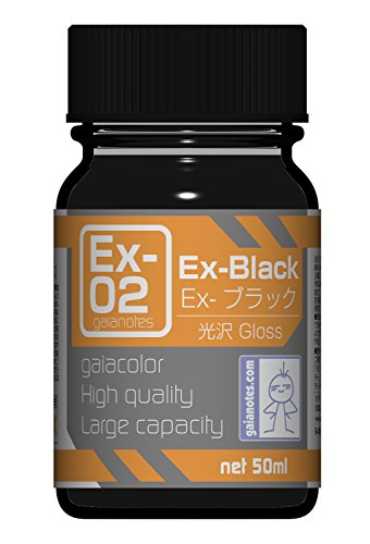 ガイアノーツ Exシリーズ Ex-02 Ex-ブラック 50ml 模型用塗料 30012