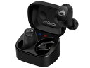 JVCケンウッド Victor HA-FX550T-B ワイヤレスイヤホン Bluetooth Ver.5.3 ノイズキャンセリング ハイレゾ LDAC対応 マイク付き 外音取り込み 防水 低遅延 アプリ対応 合計21時間再生 小型 軽量 ブラック