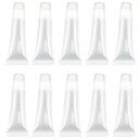 10個 チューブ 容器 5ml 化粧品容器セット チューブ プラスチック ソフトチューブ ミニ空充填プラスチックリップグロス 詰め替え容器 化粧品小分け スクイズチューブ ローション 収納 旅行