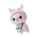 Artibetter 羊毛フェルト 羊毛キット うさぎ 初心者 アクレーヌでつくる カットフェルトキット かわいい DIY 手作り 装飾 プレゼント(桃 うさぎ...