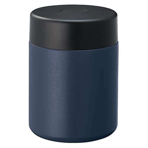 Zalatto スープポット 真空断熱 スープジャー 保温 ステンレス フードポット 400ml ネイビー (メンズ ライク おしゃれ マット シリーズ) TS...