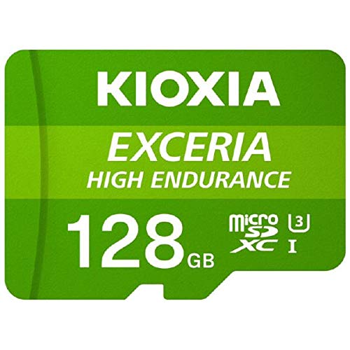 ◆商品名：KIOXIA 高耐久microSDXCメモリカード UHS-I 128GB KEMU-A128G監視カメラやドライブレコーダー、その他ビデオ録画におすすめ最大読出速度 100MB/s、最大書込速度 30MB/sSDスピードクラス10 (C10)、UHSスピードクラス1 (U1)に準拠ビデオスピードクラス V10、アプリケーションパフォーマンスクラス A1に準拠累積録画時間 5000時間の高耐久
