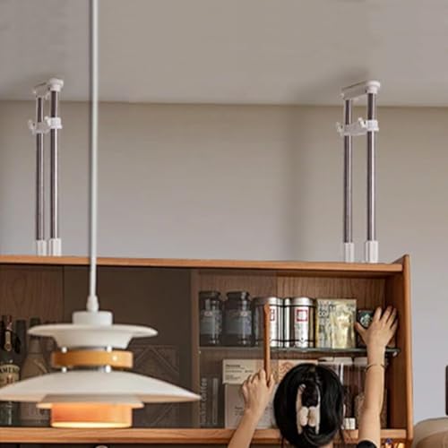 BAOYOUNI 家具転倒防止伸縮棒 転倒防止用 つっぱり棒 転倒防止 突っ張り棒 地震 耐震対策 つっぱりポー..