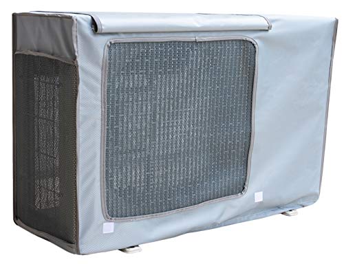 エアコン室外機カバー エアコンカバー 室外機用 【多様なサイズが選べる】 日・雨・雪・風・ホコリよけ 2色、2セット選べる 1年中使えるタイプ 大型 遮熱保護 省エネ 反射素材 固定式 簡