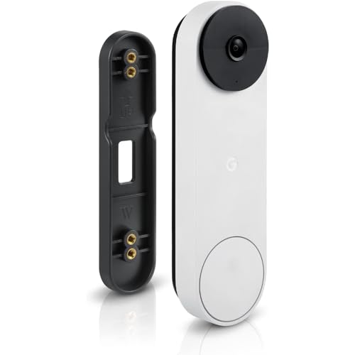 Wasserstein ドリル不要マウント Google Nest Doorbell (バッテリー) 対応 ドリル不要 壁を保護