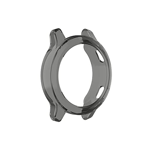 【KOOLRIVER】(ガーミン) Venu 2用 クリアケース/カバー 保護ケース カバー ソフトTPU製 クリア プロテクターカバー 耐衝撃 薄型 軽量 ソフトケース[Venu 2(45MM)(ブラック)]