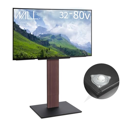 EQUALS イコールズ テレビ台 自立型テレビスタンド WALL V5 ハイタイプ 32～80V対応 ウォールナット