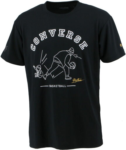 【メール便OK】CONVERSE(コンバース) CBG231352 メンズ 半袖 プリントTシャツ ゴールドシリーズ バスケットボール 【メール便OK】CONVERSE(コンバース) CBG231352 メンズ 半袖 プリントTシャツ ゴールドシリーズ バスケットボール