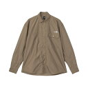 THE NORTH FACE(ザ・ノース・フェイス) NR12552 ロングスリーブヌプシシャツ ユニセックス 長袖 シャツ アウトドア カジュアル はっ水