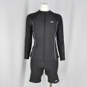 FILA(フィラ) 313285 スイムウェア 水着 フィットネス ジップ 上下セット 長袖 トレーニング シンプル