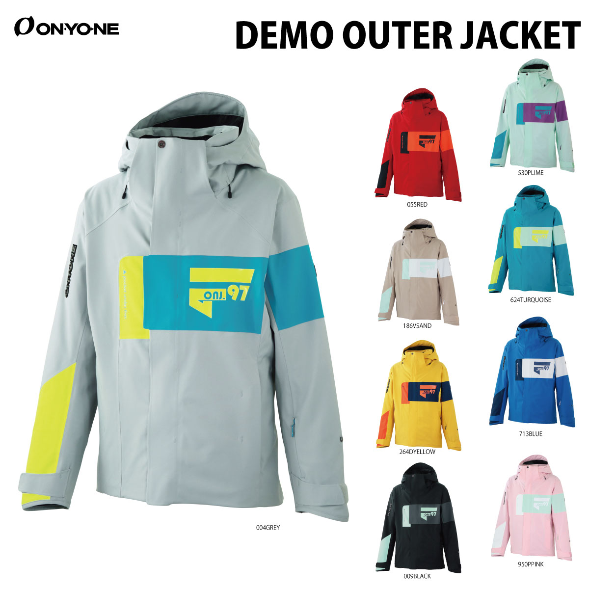 ONYONE(オンヨネ) ONJ97041 早期受注～6/20まで DEMO OUTER JACKET スキージャケット デモ