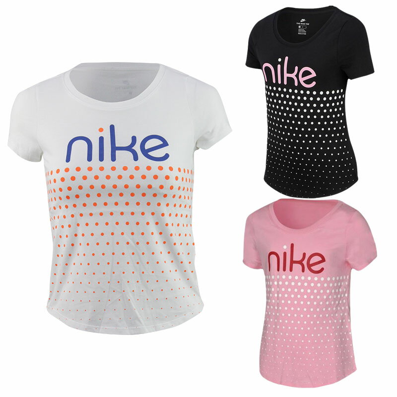 【メール便OK】NIKE ナイキ 923640 ガールズ Tシャツ ドット柄 通学 体育 スポーツカジュアル