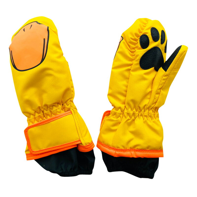 【メール便OK】キッズ ジュニア グローブ 手袋 スノー スノーグローブ ミトン あひる 動物 ONYONE(オン..