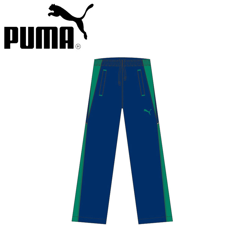 PUMA(プーマ) 822792 ジュニア ウィンドブレーカー パンツ 中綿入り ジョギング ランニング ウォームアップ