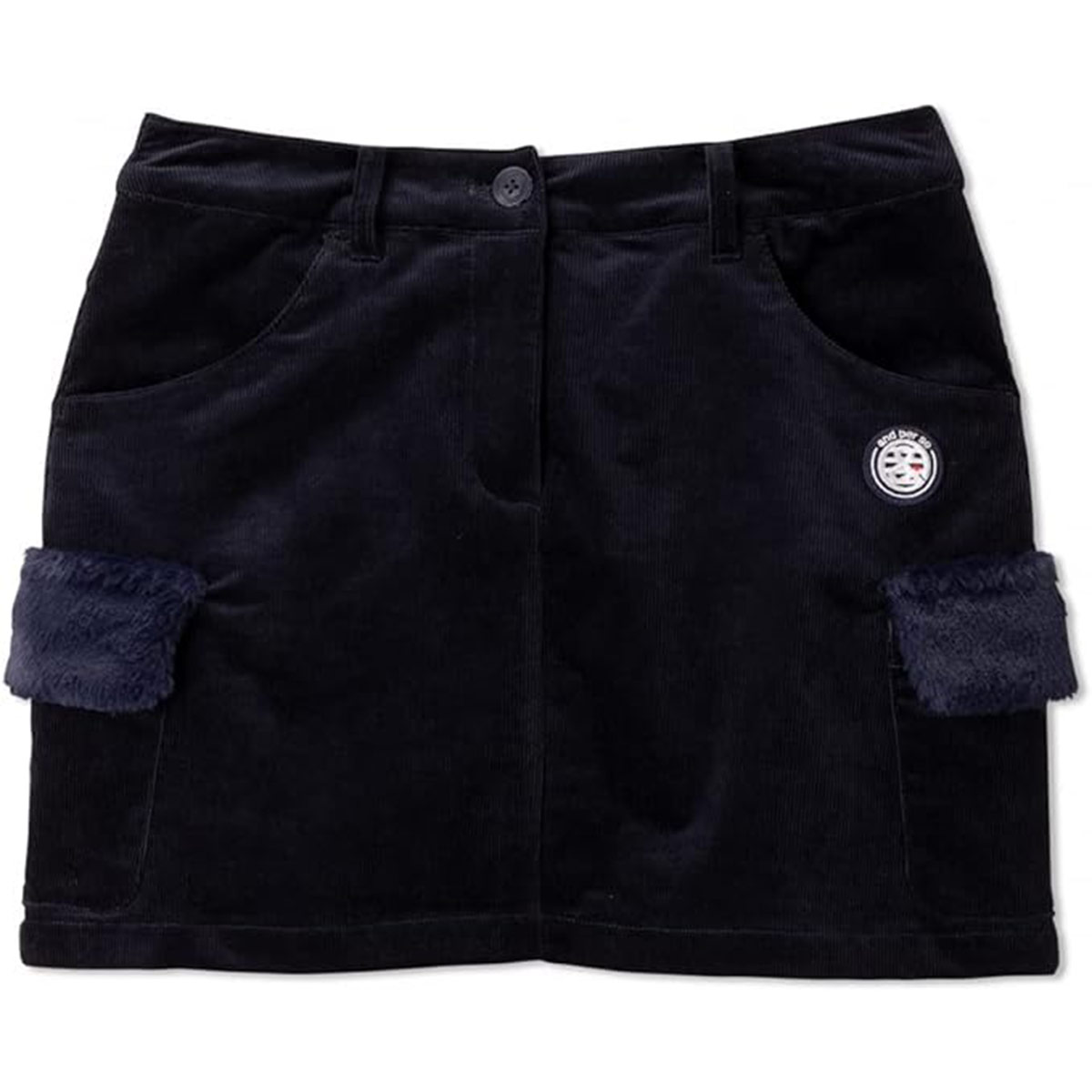 and per se（アンパスィ） AFF4002E2-22 and per se コーデュロイストレッチスカート レディース ゴルフウェア ボトムス