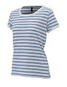 【メール便OK】ONYONE(オンヨネ) ODJ88536 着る虫よけ レディース 半袖 ボーダーTシャツ インセクトシールド 登山 キャンプ UV