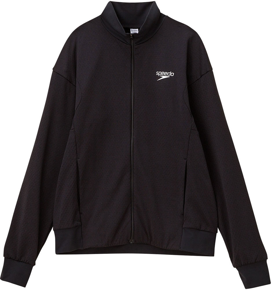 サーキュラーストレッチジップジャケット レディース スイム トレーニングウェア SPEEDO(スピード) SAW..