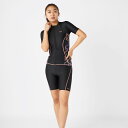 FILA(フィラ) 344605 レディース タンキニセット 袖付き フルジップ フィットネス水着 水泳 プール