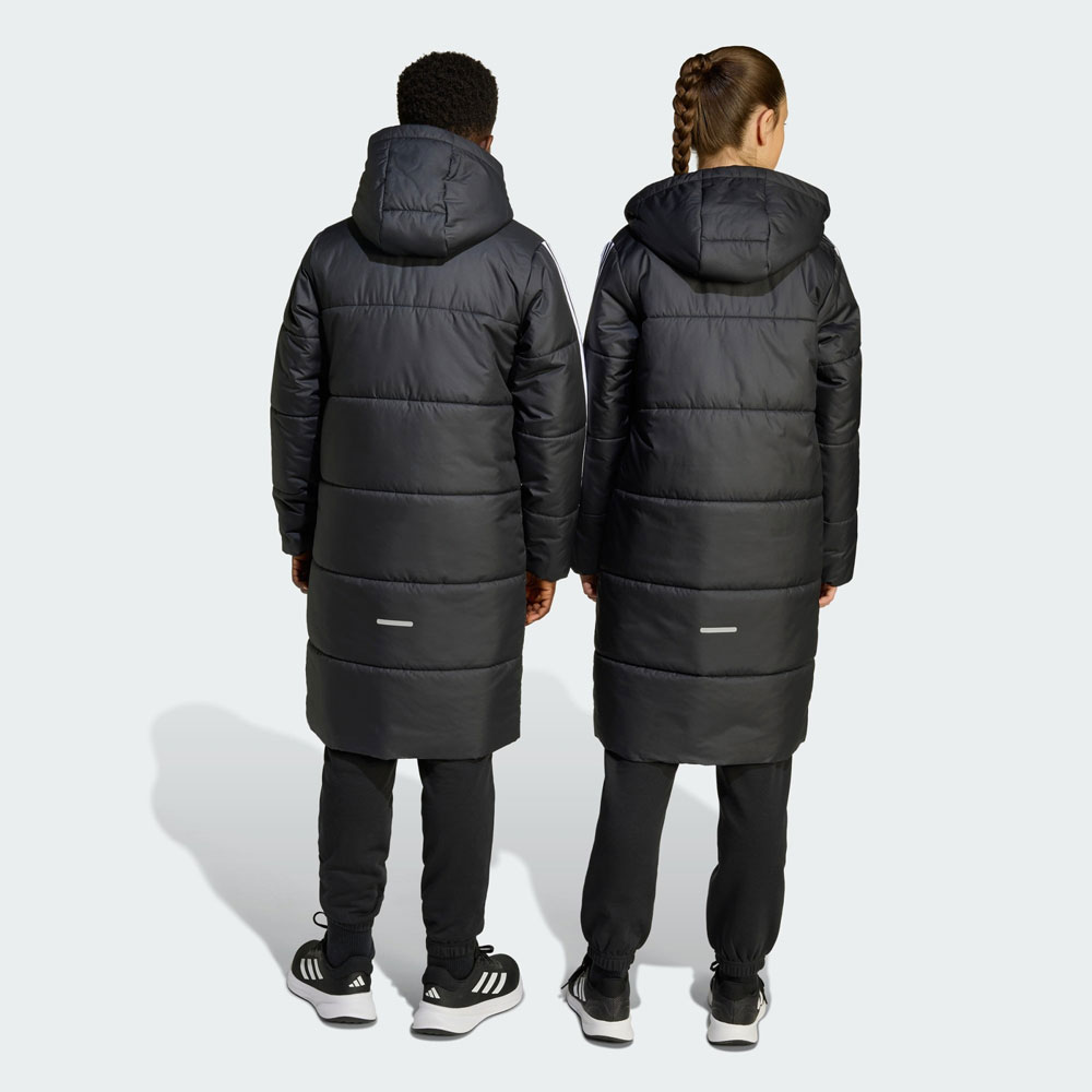 アディダス adidas ロングコート キッズ ジュニア ベンチコート 保温性 撥水 子供...