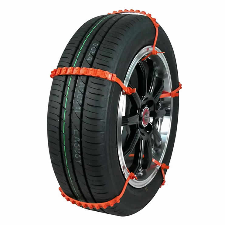 タイヤチェーン スノーバンド ニューレイトン アイスバーン 緊急脱出用 スノーバンド スノーワンショット 1回用 10本入り 適合タイヤサイズ:タイヤ幅145~...