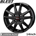 【在庫処分特価】 ホイール4本セット 軽自動車 アルミホイール 14インチ ブレスト BLEST ユーロマジック LanceST 5.5 4穴 インセット38/45 PCD100 【代引き不可】