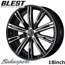 ホイール4本セット アルミホイール アルミホイール ブレスト BLEST Bahnsport Type525 18インチ 7.0 PCD 100 5穴 インセッ...