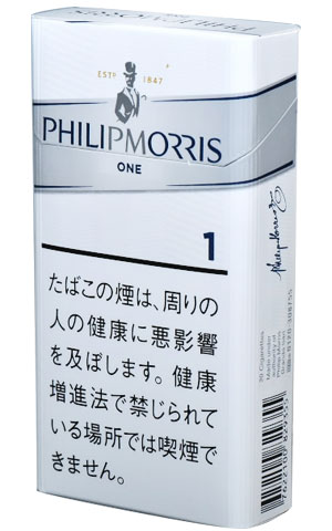 10packs philip morris 1 100s box フィリップモリス・1・100s・ボックス 海外販売専用商品,　 international delivery available 香烟香菸香煙