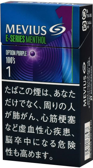 10packs Mevius E Series Menthol Option Purple One 100s, 海外販売用商品, international delivery available 10packs Mevius E Series Menthol Option Purple One 100s,