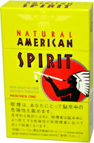 10packs Natural American spirit Organic mint One 14本入り　海外販売専用商品　international delivery available 10包天然美國烈酒有機薄荷一個14片