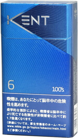 international delivery available,10packs KENT 6 100 Box 海外販売専用商品　日本国内配送不可