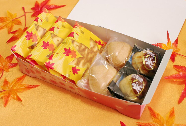 期間限定【秋色～豊穣(ほうじょう)～ 和菓子詰め合わせ7個入】紅葉 秋の味覚 ギフト セット どら焼き 最中 饅頭 栗 かぼちゃ 栗きんとん くり餡 南瓜餡 つぶ餡 甘露煮栗 パーティー お茶菓子 ご挨拶 お土産 手土産 引菓子 お取り寄せ イベント 和スイーツ 贈り物 プレゼント