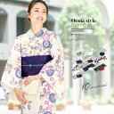 《対象クーポンで50%off》先着300名☆5/1-5/7 9:59浴衣 セット レディース 浴衣セット 兵児帯 半幅帯 大人 2点セット 帯 花 母の日 プレ...