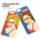 \浴衣フェス開催中/最大1000円クーポン配布中☆7/16までiphoneケース スマホケース 2色 レディー イラスト POP iphoneSE/5/5s用 新原愛加 Love+ ラブプラス 日本製