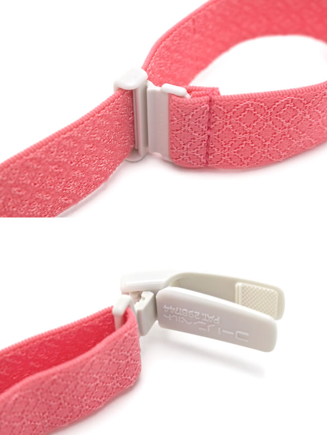 【Fashion THE SALE限定】最大半額★全品クーポン最大1000円OFF】コーリンベルトDX　ローズピンク　七宝柄　日本製　着物ベルト　コーリンベルトデラックス　M・Lサイズ　和装小物　着付け小物　便利小物