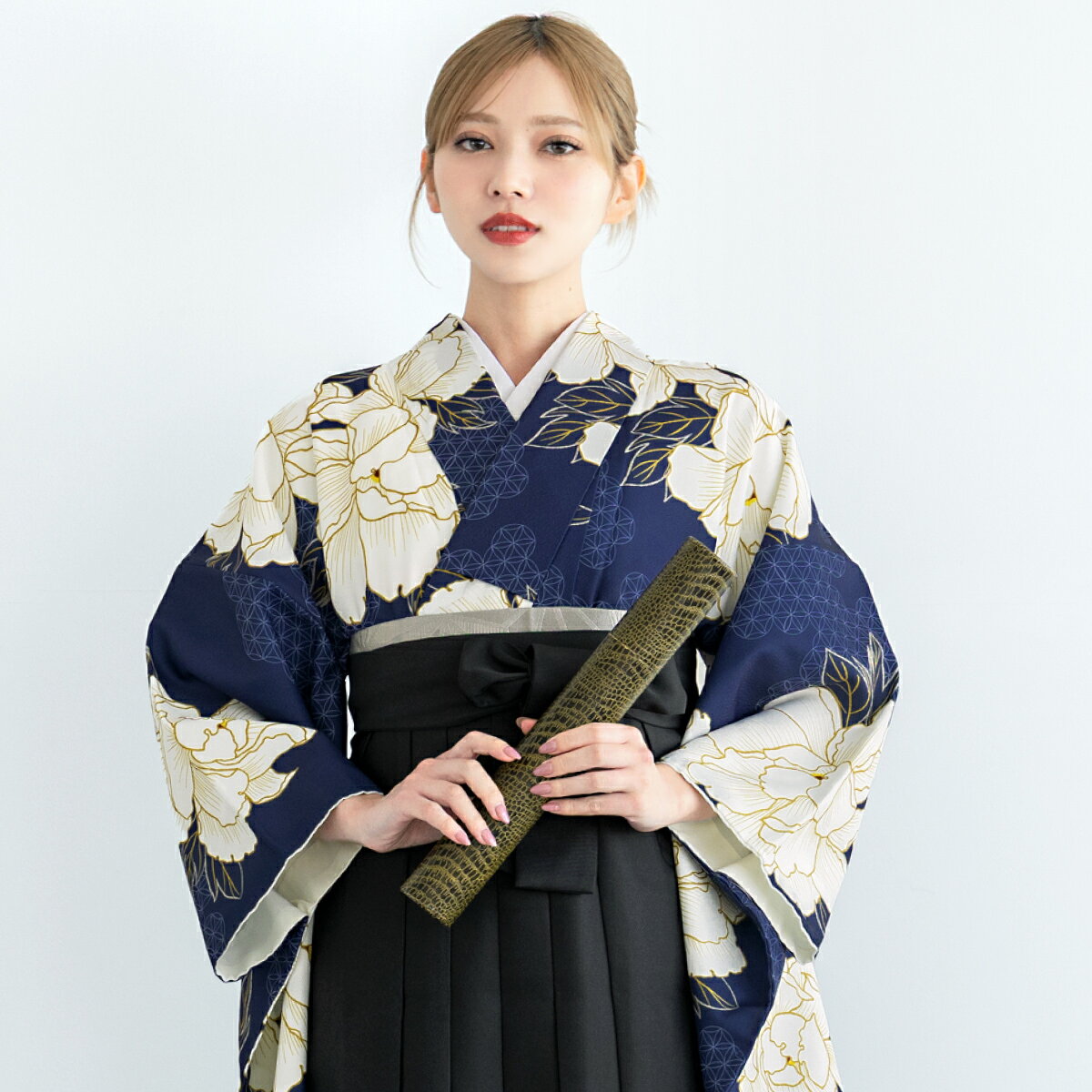 楽天市場】袴 白（カラーネイビー）（和服｜レディースファッション 