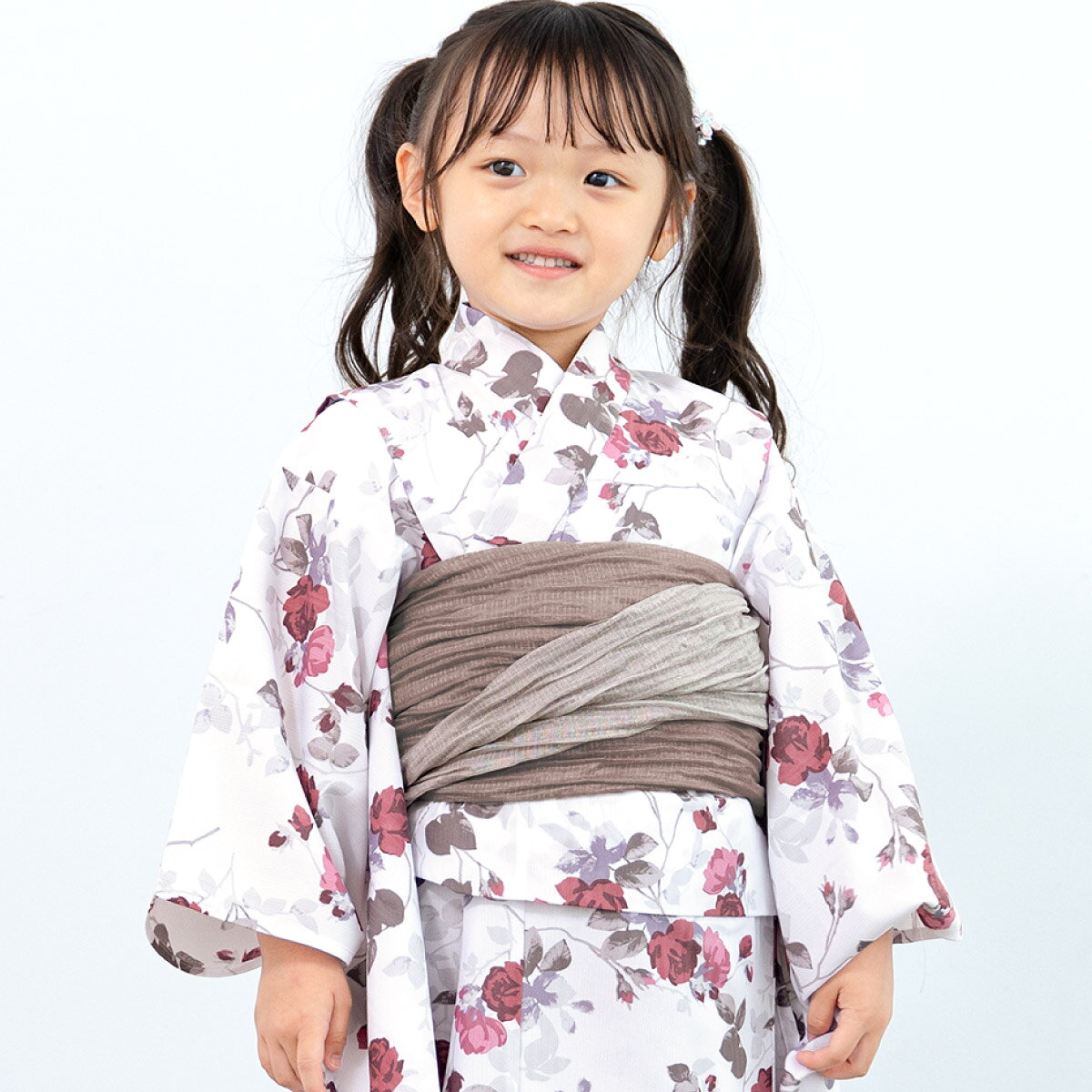 楽天市場】浴衣セット（カラーレッド）（和服｜キッズファッション