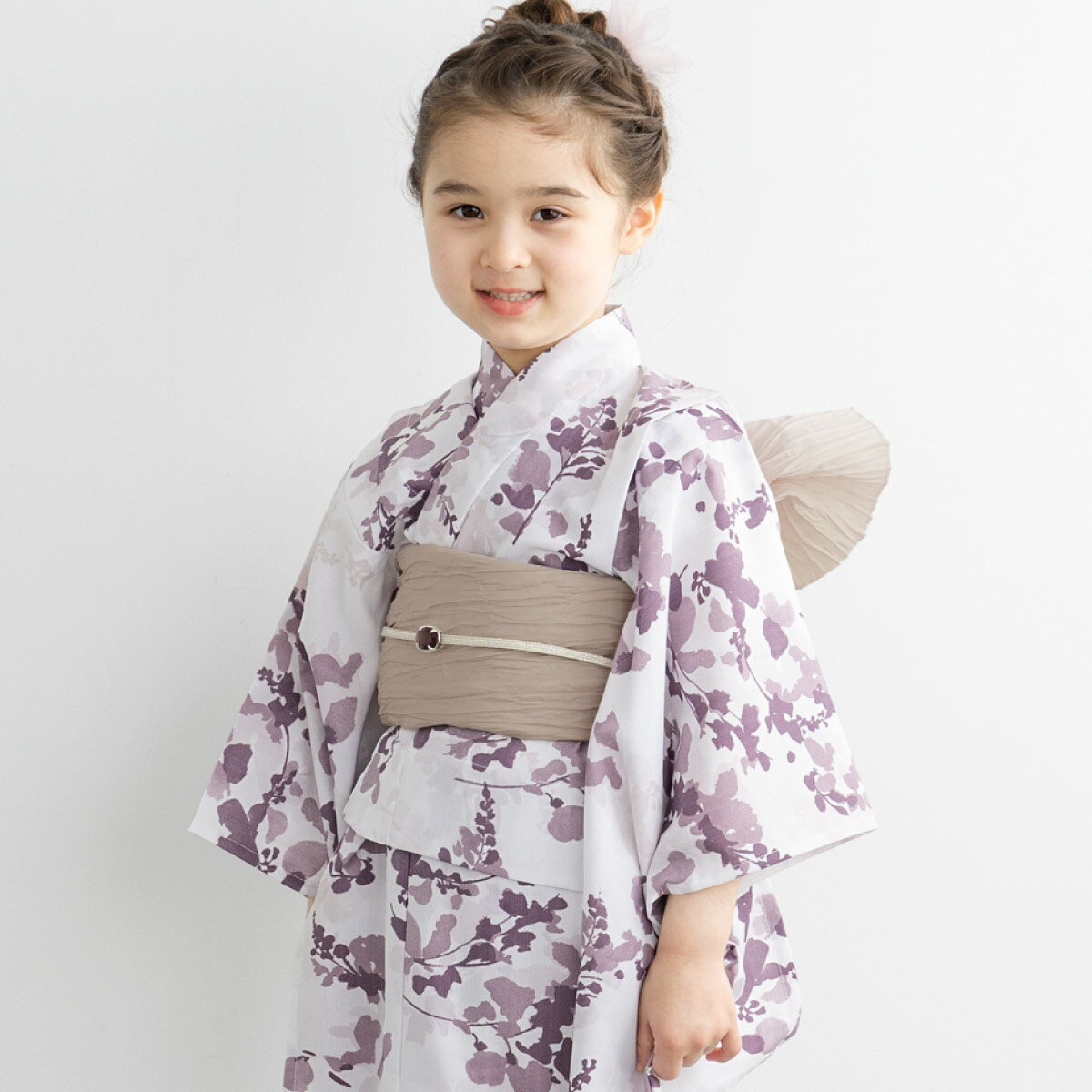 楽天市場】浴衣 レトロ（柄紫陽花）（キッズ・ベビー・マタニティ）の通販
