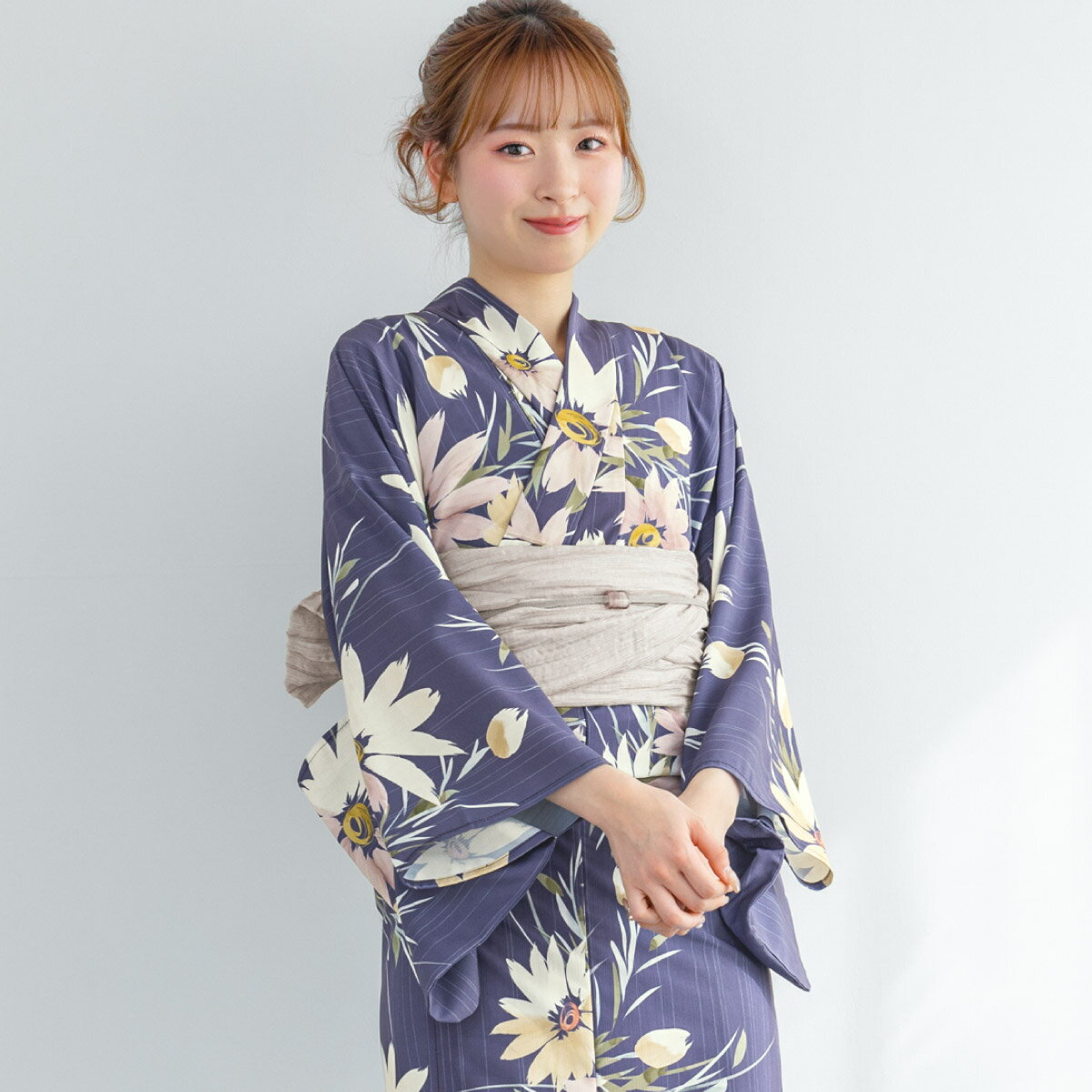 楽天市場】浴衣 セパレート（カラーパープル）（浴衣セット｜和服