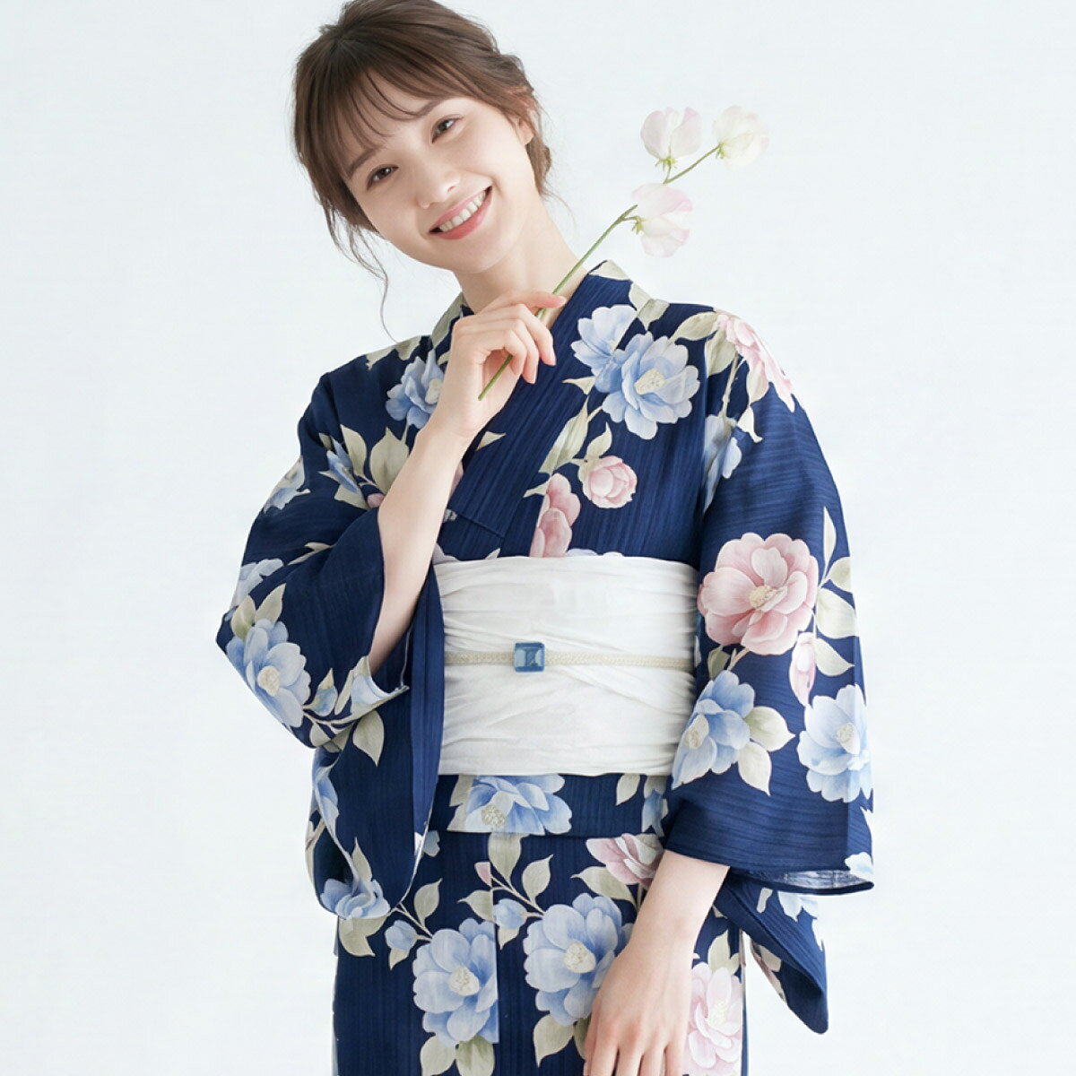 楽天市場】浴衣 セパレート（カラーネイビー）（レディース