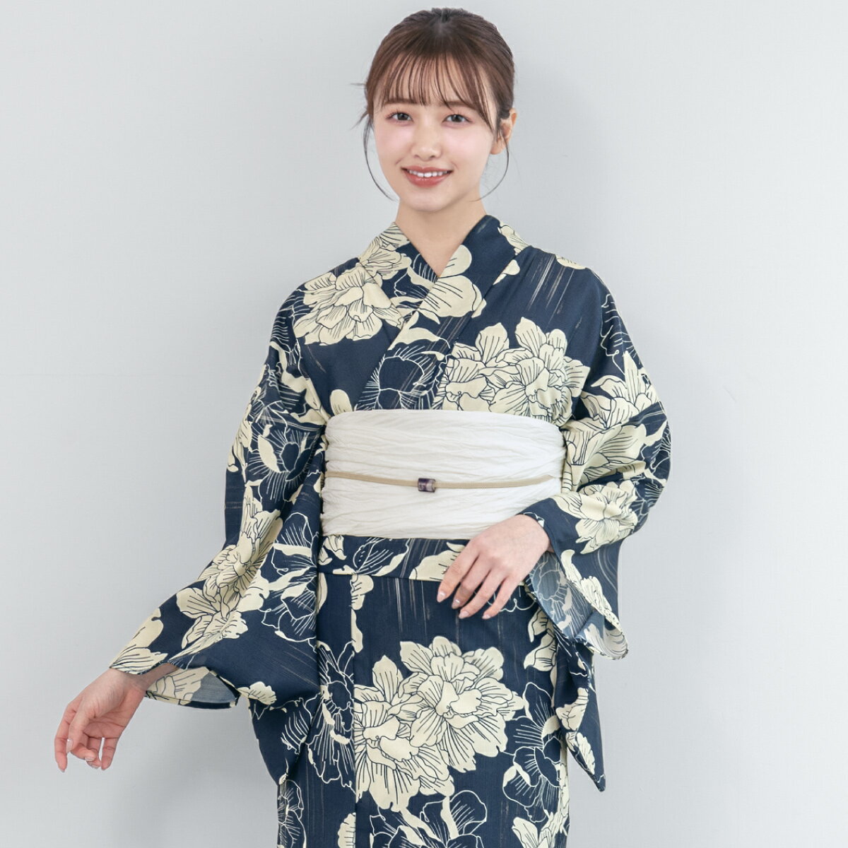 楽天市場】麻の葉（カラーネイビー）（浴衣セット｜和服）：レディース