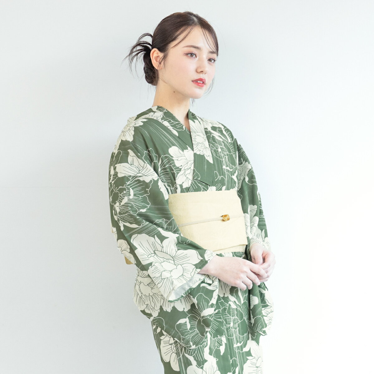 楽天市場】麻の葉（カラーグリーン）（浴衣セット｜和服）：レディース