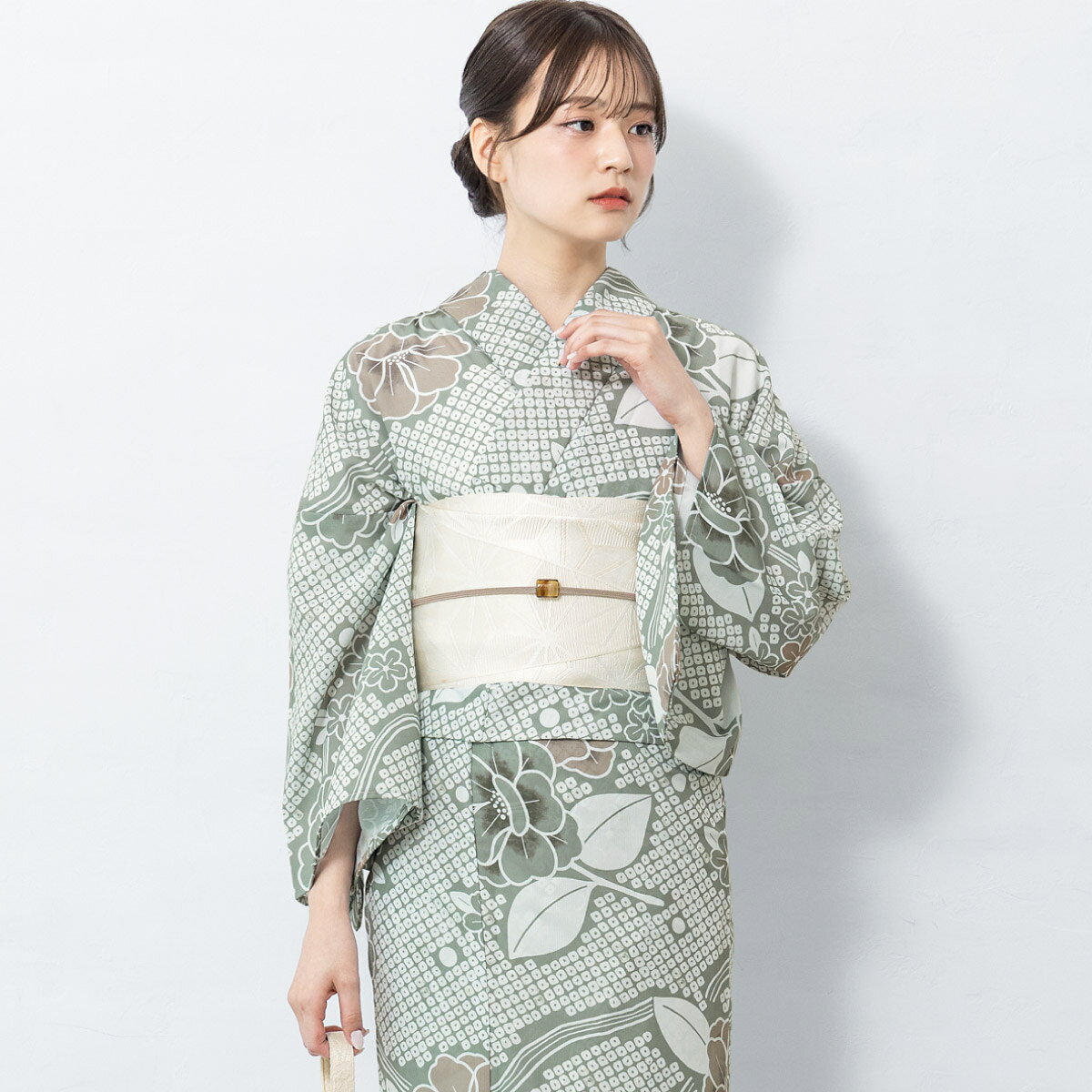 楽天市場】麻の葉（カラーグリーン）（浴衣セット｜和服）：レディース