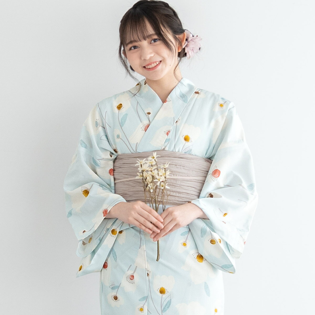 楽天市場】朝顔 浴衣（カラーブルー）（レディースファッション）の通販