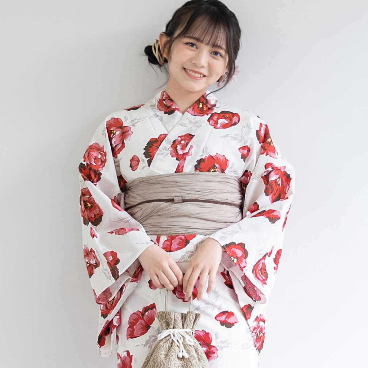 楽天市場】桜（柄牡丹）（浴衣セット｜和服）：レディースファッション