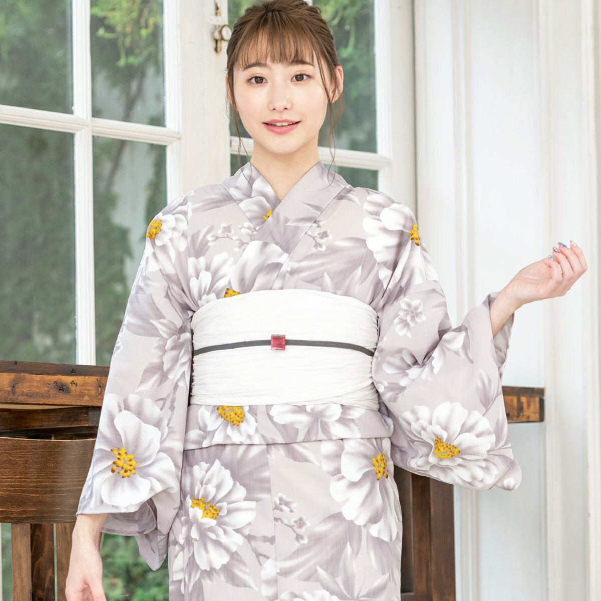 楽天市場】水色（カラーグレー）（浴衣セット｜和服）：レディース