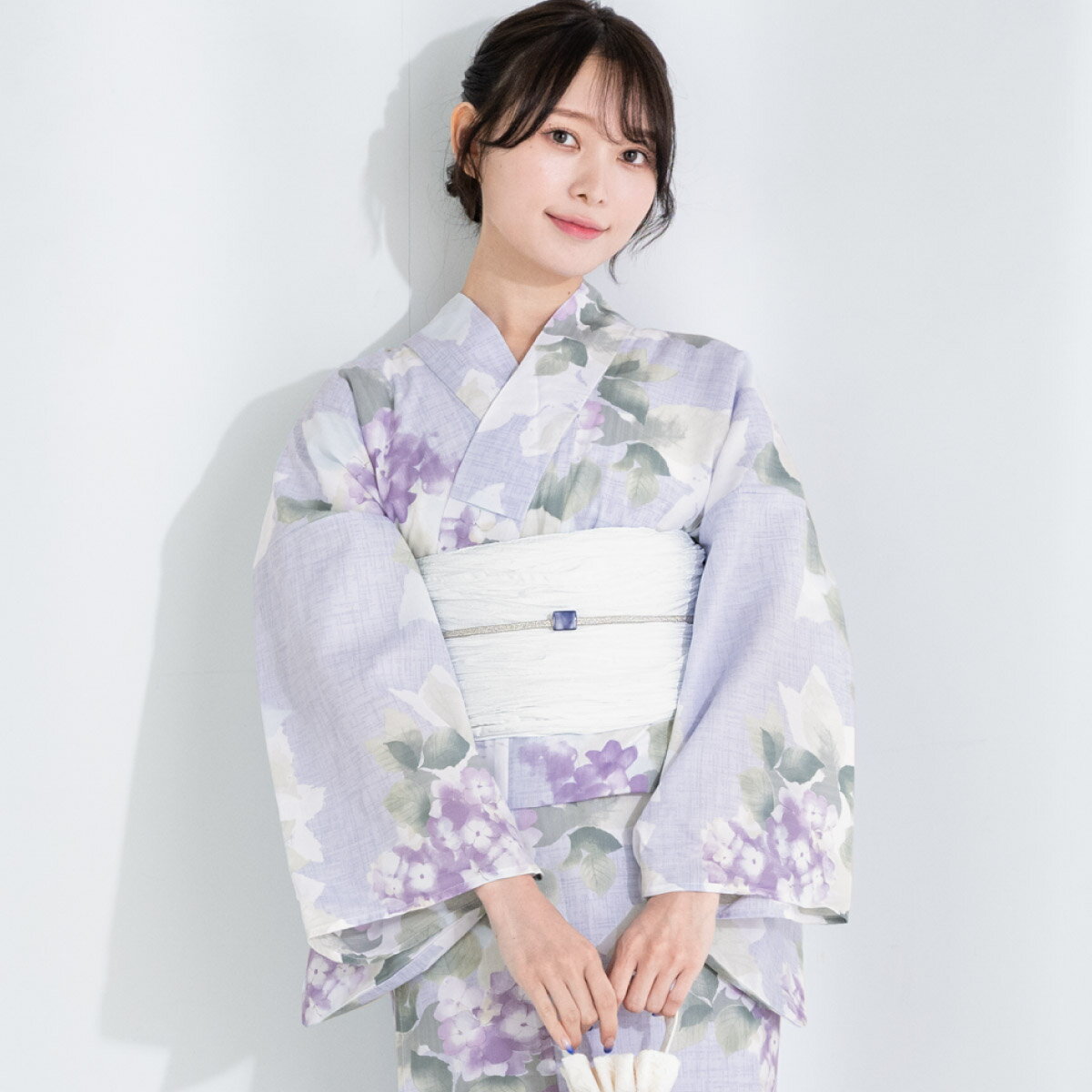 楽天市場】紺 ネイビー（柄紫陽花）（浴衣セット｜和服）：レディース
