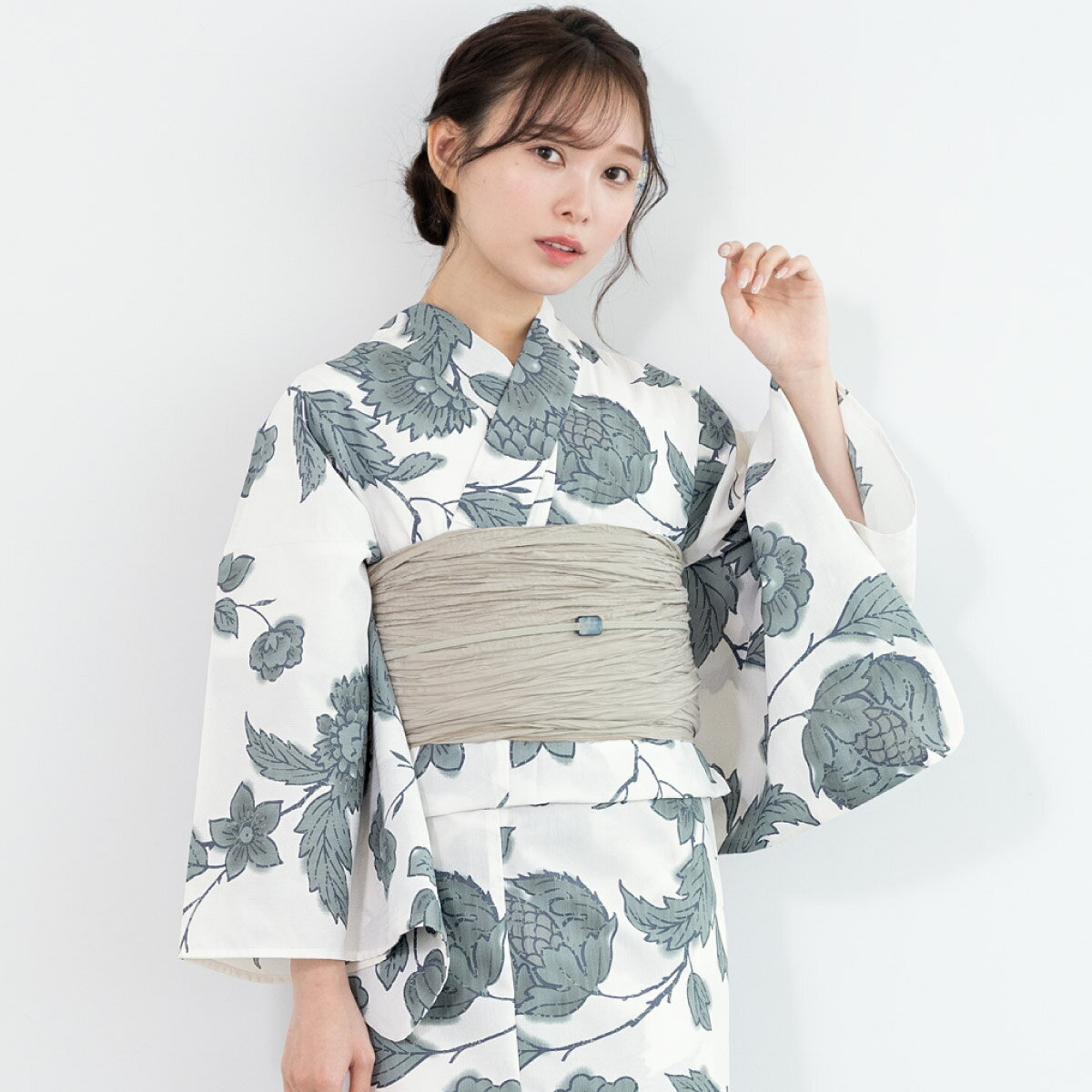 楽天市場】紺（柄牡丹）（浴衣セット｜和服）：レディースファッション